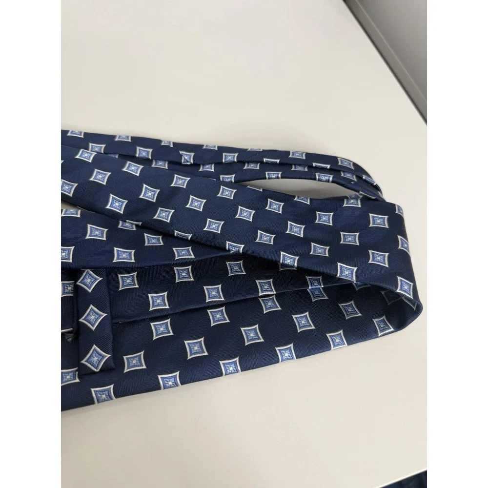 Jos. A. Bank Executive Silk Necktie Navy 3 3/8